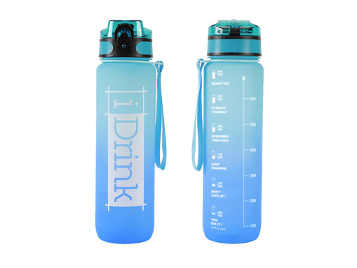 Picture of IDRINK BOTTLE 1000ML LIGHT AND DARK BLUE